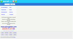 Desktop Screenshot of mycall.mobi